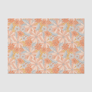 Retro Flower Garden Pattern Tissue Paper