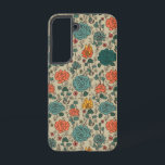 Retro Flower Pattern Galaxy S22 Case<br><div class="desc">This is a trendy retro flower pattern galaxy s22 case</div>