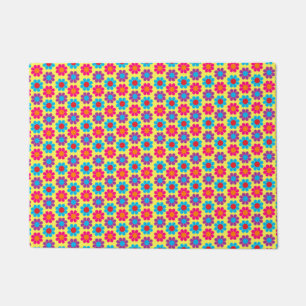 Retro Flower Power Doormat