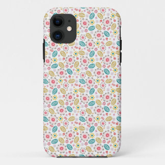 Retro Flowers iPhone 11 Case