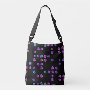 Retro Flowers Crossbody Bag