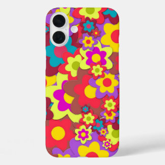 RETRO FLOWERS IPHONE OTTER BOX CASE