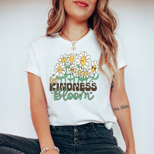 Retro Flowers Let Kindness Bloom T-Shirt