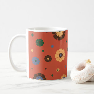 Retro Flowers Mug