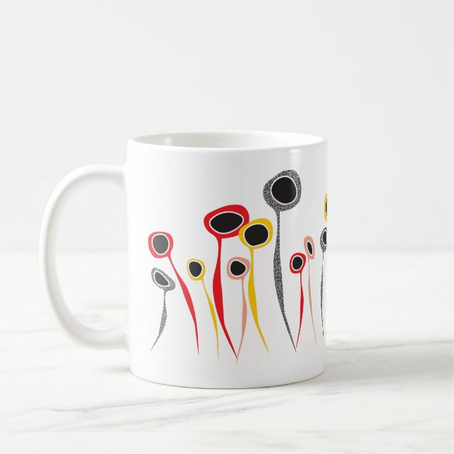 Retro Flowers Mug (Left)