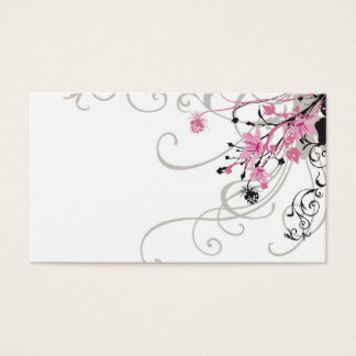 Retro flowers Profile Card