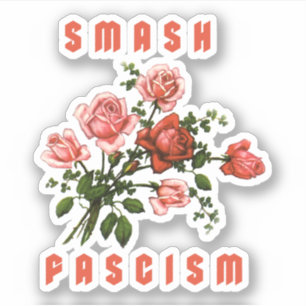 Retro Flowers - Smash Fascism