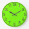 Retro Fluoro Lime-Green Time Piece