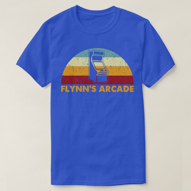 Retro Flynns Arcade T-Shirt (Design Front)
