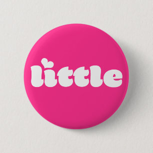Retro Font Big Little Sorority Button
