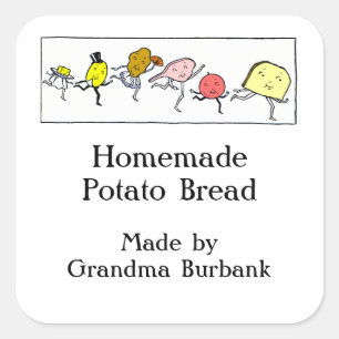 Retro Foods Custom Baking or Canning Sticker