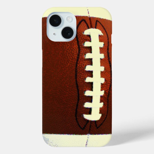 Retro Football Case-Mate iPhone Case (Back)