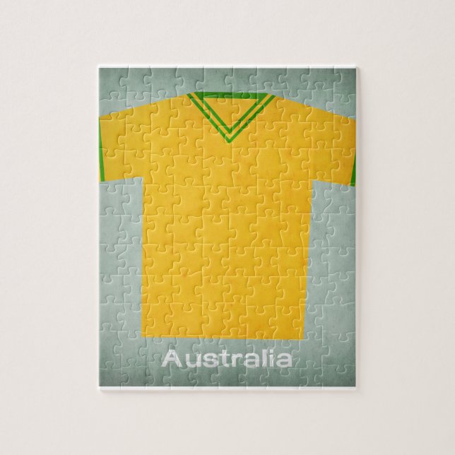 Retro Football Jersey Australia Jigsaw Puzzle (Vertical)