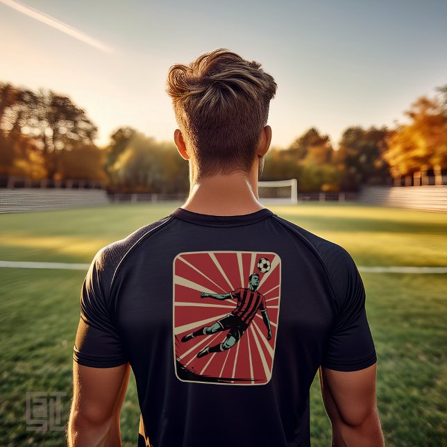 Retro Football Soccer Header Glory T-Shirt (Creator Uploaded)