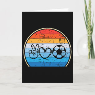 Retro Footbyll Soccer Player Soccer Coach Card