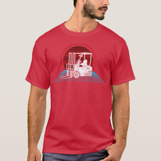 Retro Forklift Operator T-Shirt