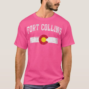 Retro Fort Collins Colorado Home Love Family T-Shirt