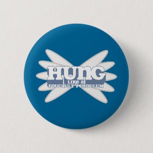 Retro Foucault Pendulum Button