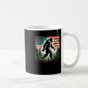Retro found jesus looking for bigfoot men women coffee mug