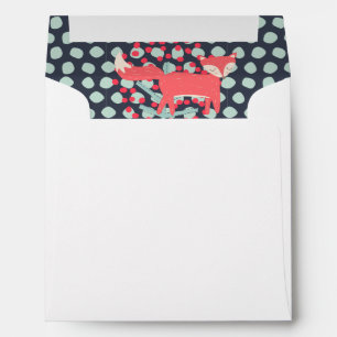 Retro Fox Envelopes