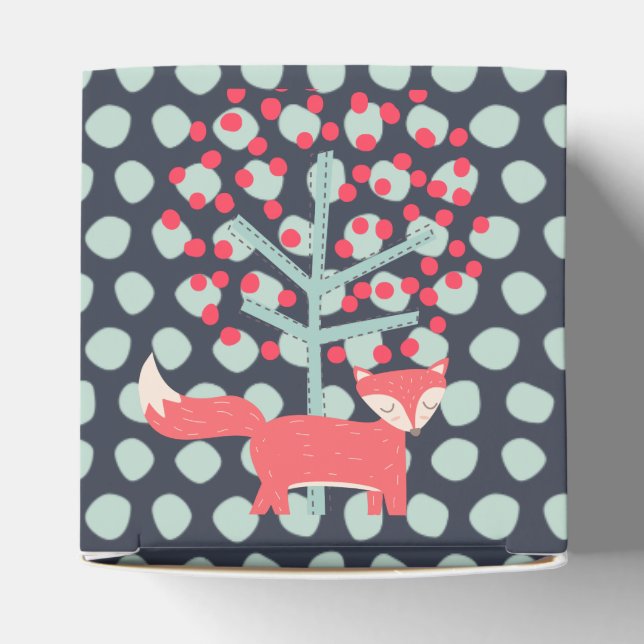 Retro Fox Favour Box (Top)