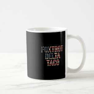 Retro Fox Red Delta Taco Funny Trump Resist Vintag Coffee Mug