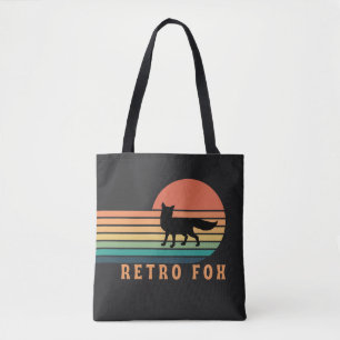 Retro Fox Tote Bag