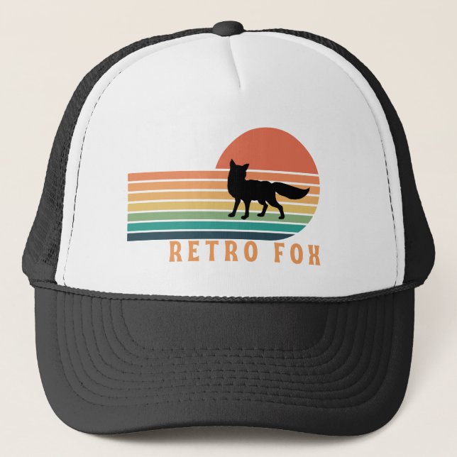 Retro Fox Trucker Hat (Front)
