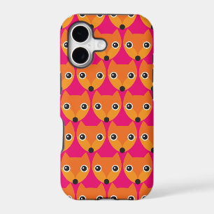 Retro foxy fox lady pattern iphone 5 case