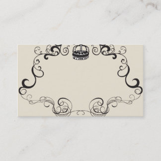 Retro frame Business Card