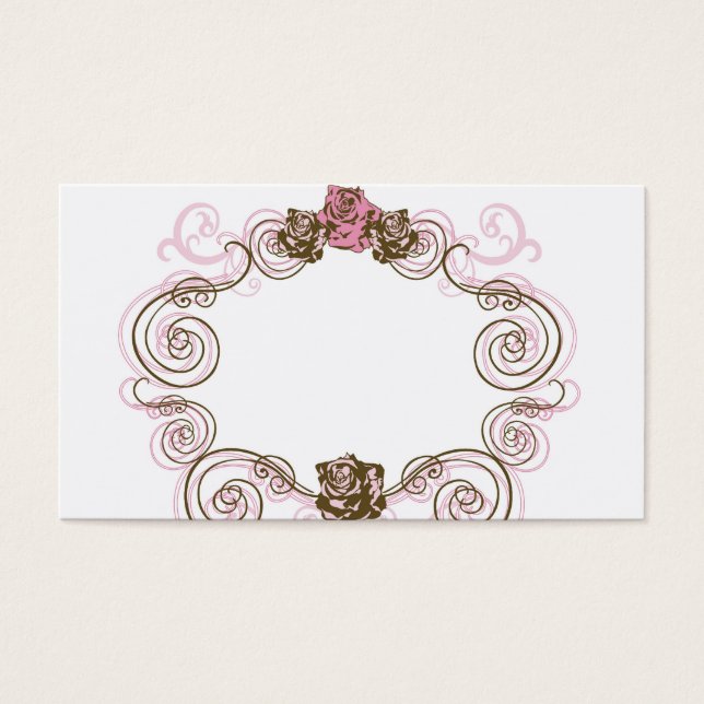 Retro frame Profile Card (Front)