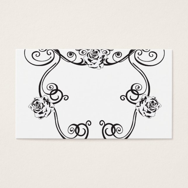 Retro frame Profile Card (Front)