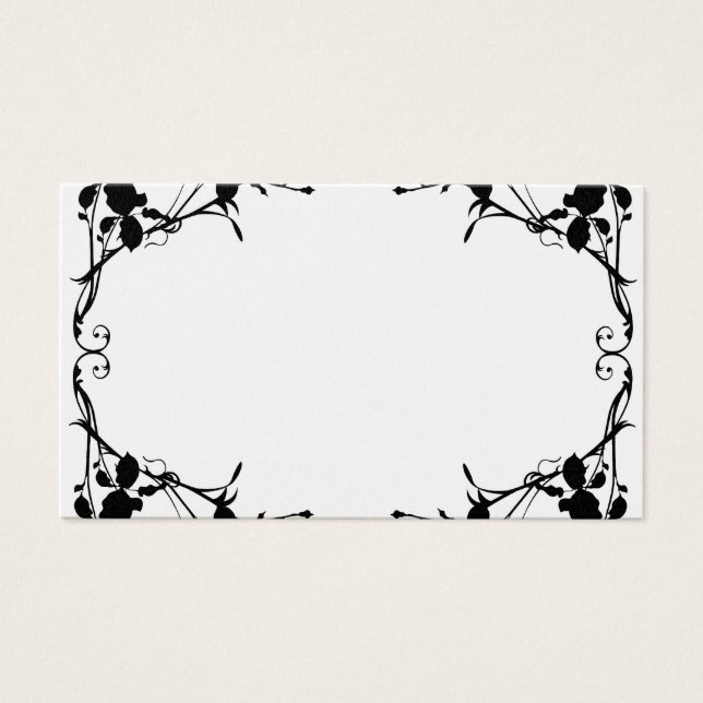 Retro frame Profile Card (Front)