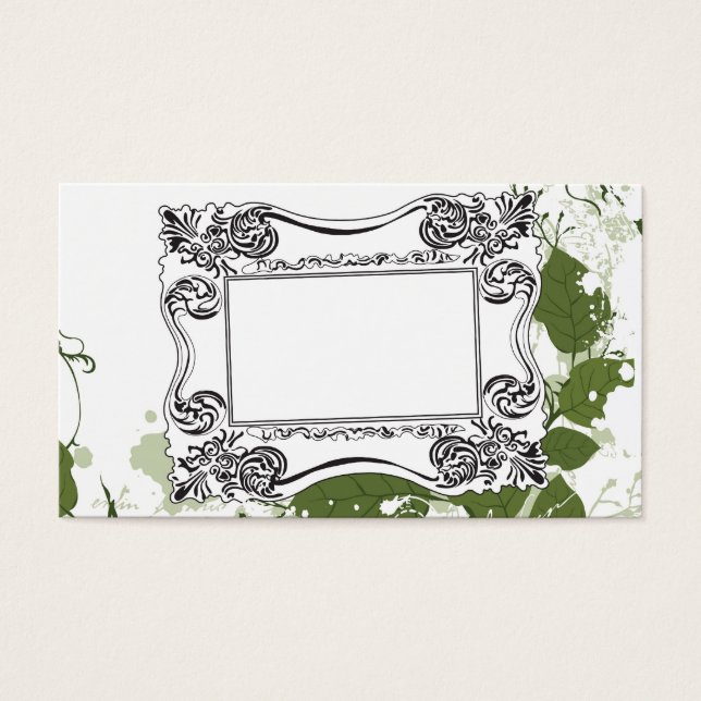 Retro frame Profile Card (Front)