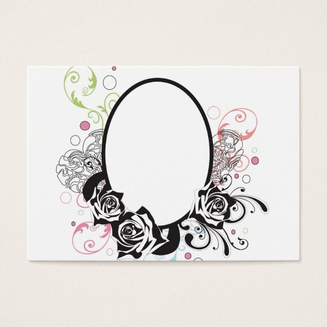 Retro frame Profile Card (Front)