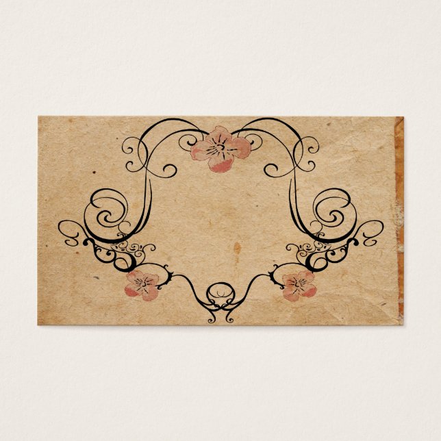 Retro frame Profile Card (Front)