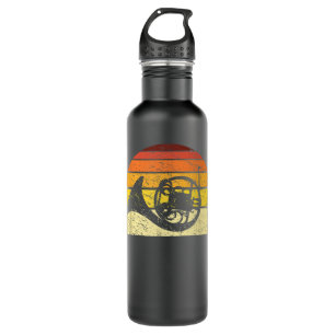 Retro French Horn Player Hornist Musician Barss In 710 Ml Water Bottle
