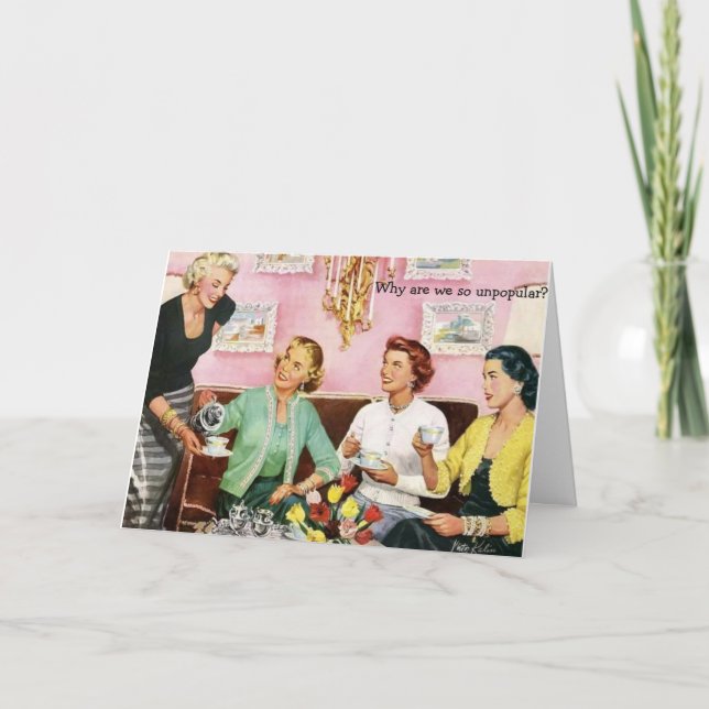 Retro Friends - Why Are We So Unpopular?, Card (Front)