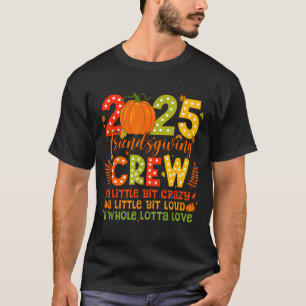 Retro Friendsgiving Squad 2025 Thanksgiving Group T-Shirt