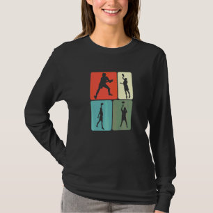 Retro Frisbee Ultimate Frisbee Player Disc Sports T-Shirt