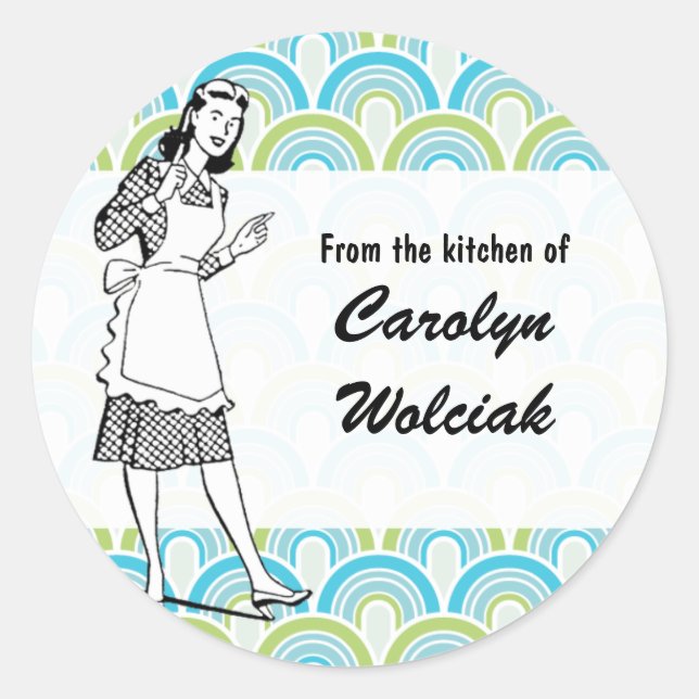 Retro "From the Kitchen" Sticker (Front)