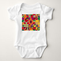 Retro Fruit Geometric: Vintage Seamless