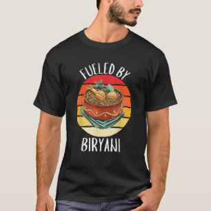 Retro Fueled By Biryani Vintage Biryani Lover  T-Shirt