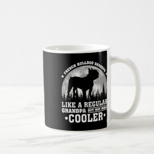 Retro Fun French Bulldog Grandpa Father's Day  Coffee Mug