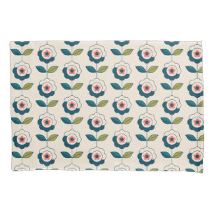 Retro Fun Garden Flower Pattern Pillowcase
