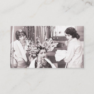 Retro Fun Hair Salon Appointment Card
