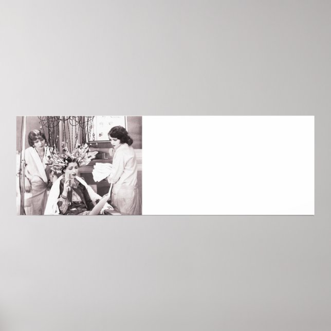 Retro Fun Hair Salon Poster (Front)