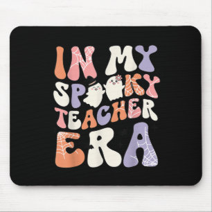 Retro Fun Teacher Halloween Cute In My Spooky Teac Mouse Mat