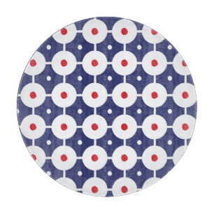 Retro Funky Seamless Vintage Design Cutting Board