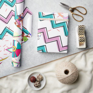 Retro Funky Wrapping Paper